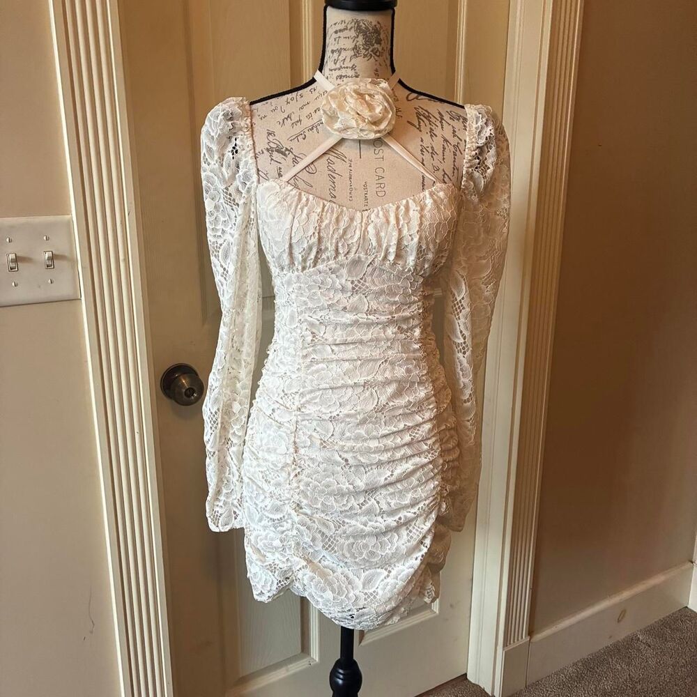 For-love-lemons Women's White Dress